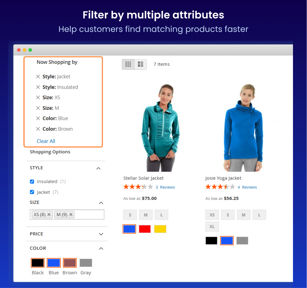 filter by multiple attributes